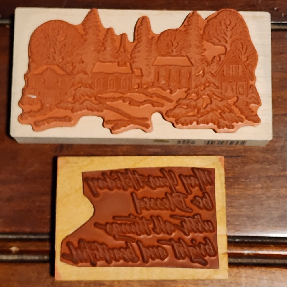 Stampin' Up! Holiday Peace Wooden Stamp Set - Picture 7 of 11